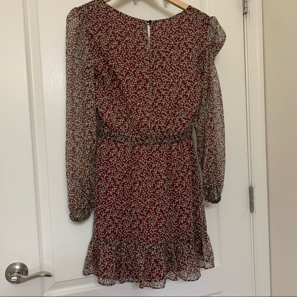 The East Order Arielle Mini Dress Merlot (women’s size small) - Picture 7 of 7